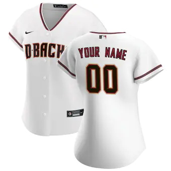 womens nike white arizona diamondbacks home replica custom 